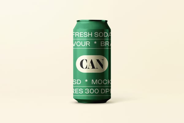 Soda Can Mockups