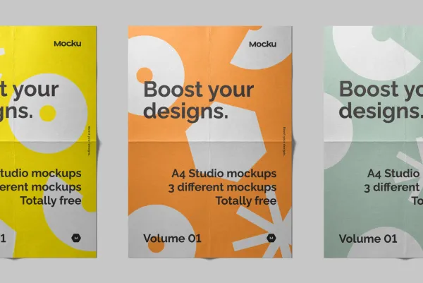 A4 Studio Mockups Pack