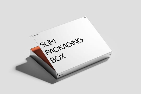 Box Aluminium Mockup