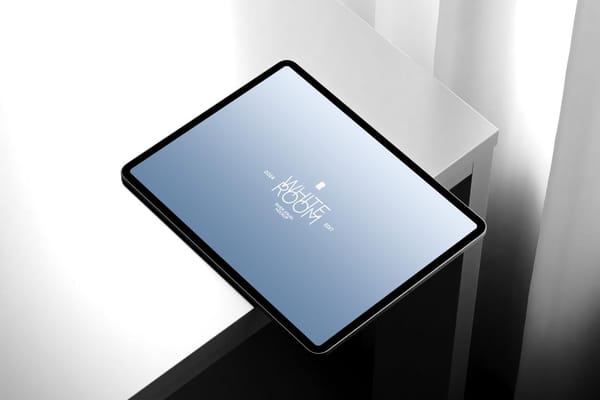 White Room iPad Pro Mockup