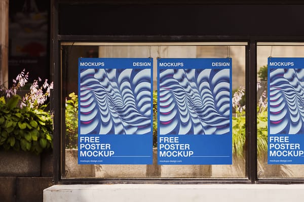 Urban Display Poster Mockup