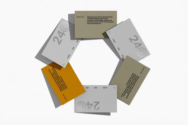 Business Cards Stationery Mockup