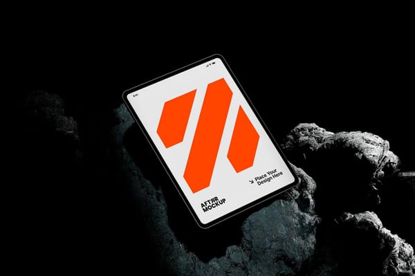 Dark Rock iPad Mockup