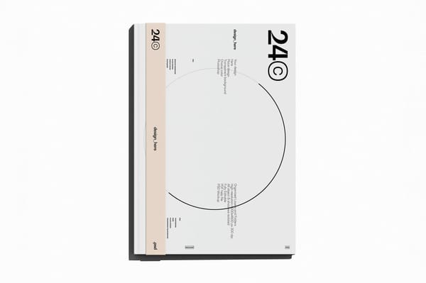 Floating Hardcover Book Mockup