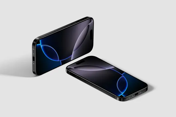 Iphone 16 Pro On White Background