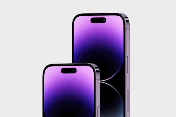 Iphone On White Background Front View
