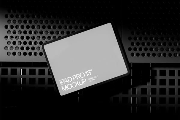 M4 iPad Pro 13" Mockup