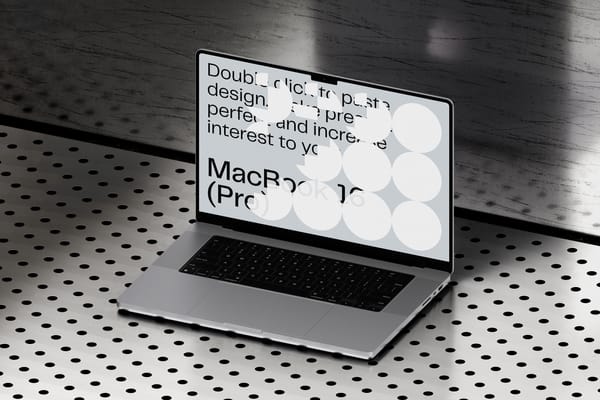 Macbook Pro On Metal Surface