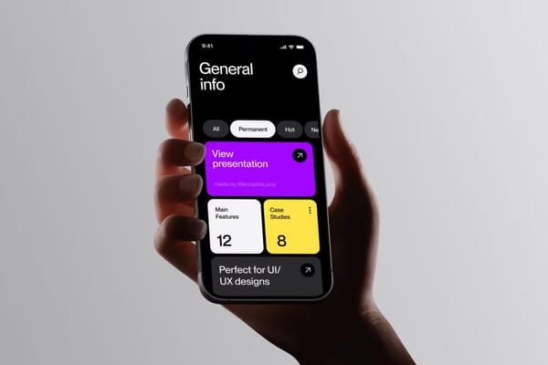 Hand Holding iPhone mockup