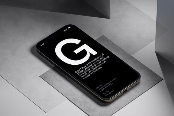 iPhone 15 mockup elegant scene