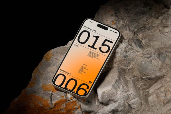 iPhone 15 Pro Mockup