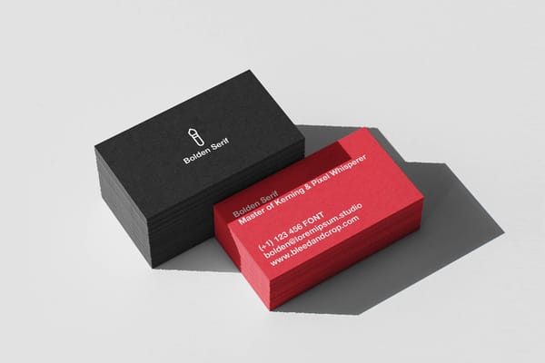 Two Business Card Mockup