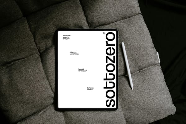 Ipad Mockup on Fabric Chair
