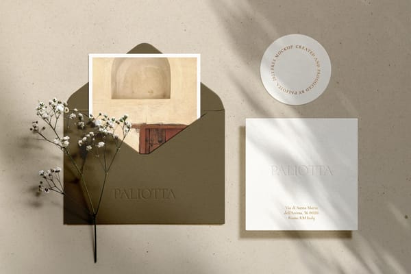 Wedding Envelope Mockup