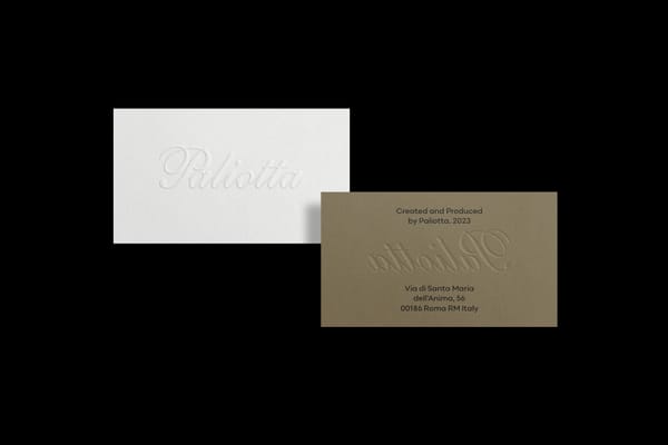 Embossed Business Card Mockup