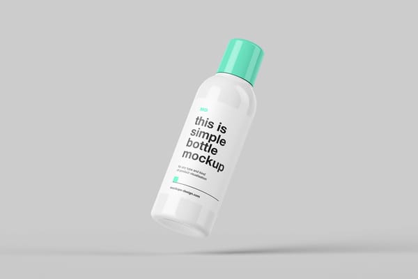 Plastic Bottle Mockup