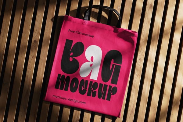 Canvas Shopping Bag mockup