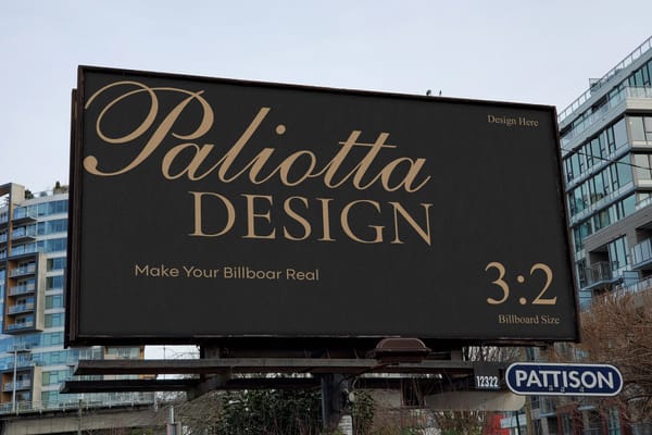 Black Billboard Mockup