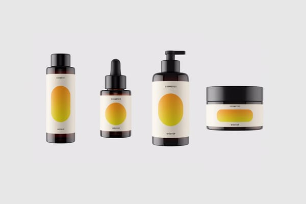 Cosmetic Tube Mockup Set