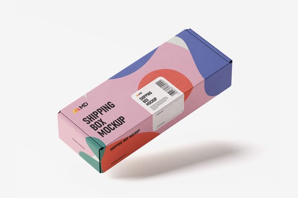 Shipping Box Mockup
