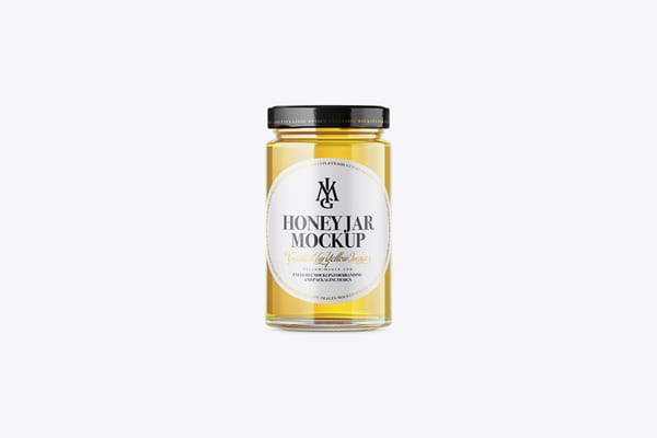Pure Honey Jar Mockup