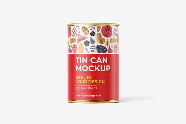 Tin Can Mockup