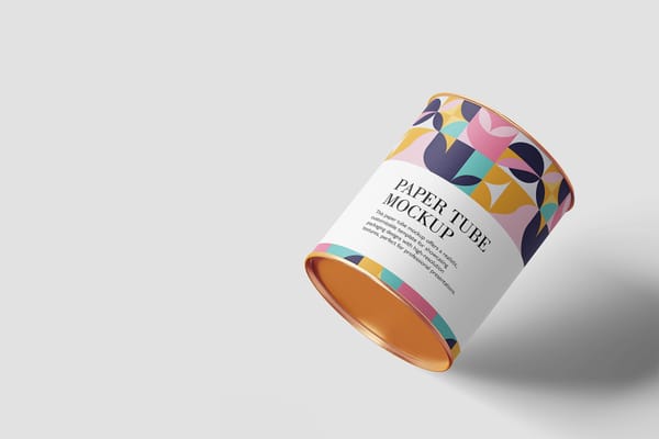 Paper Can Mockup