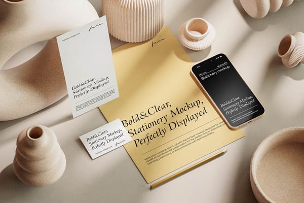 Elegant Stationery Mockup Set