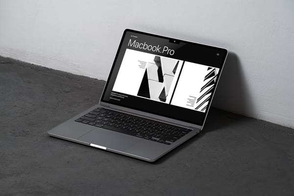 Macbook Pro Psd Mockup Showcase Screen