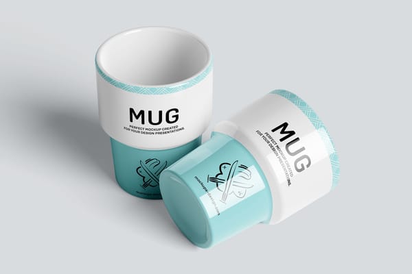 Retro Mug Mockup
