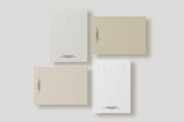 Scene With Paper Mockups