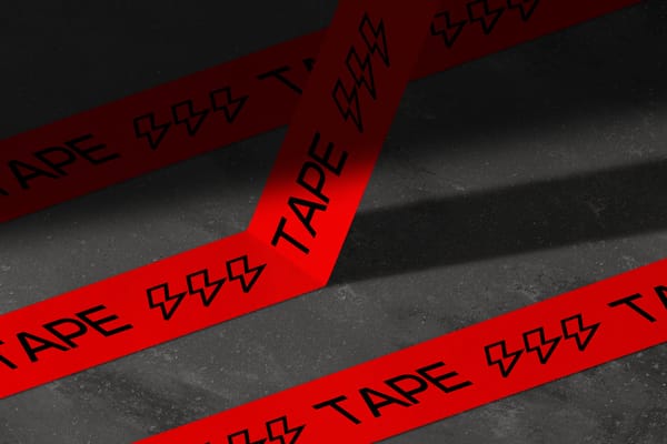 Tape Mockup Glued To The Floor