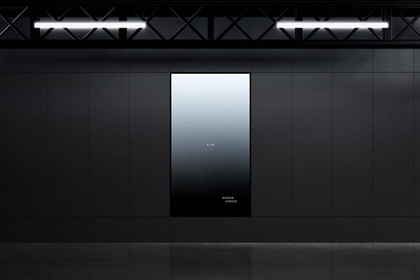 Vertical Screen Display Mockup