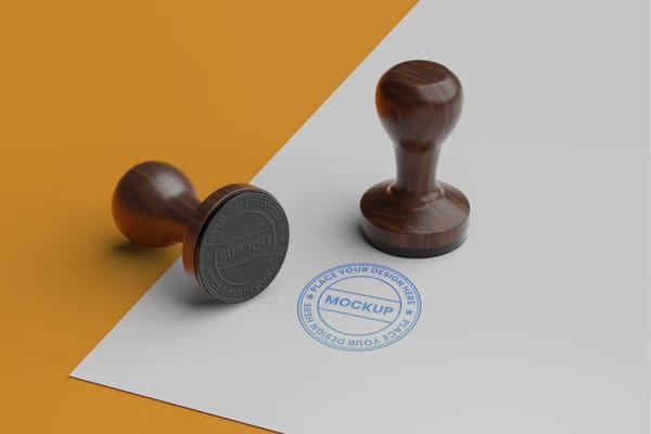 Rubber Stamp Mockup