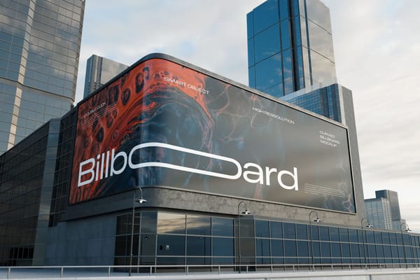 Billboard Mockup on Building