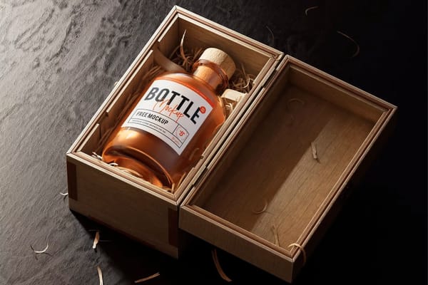 Bottle Logo Mockup