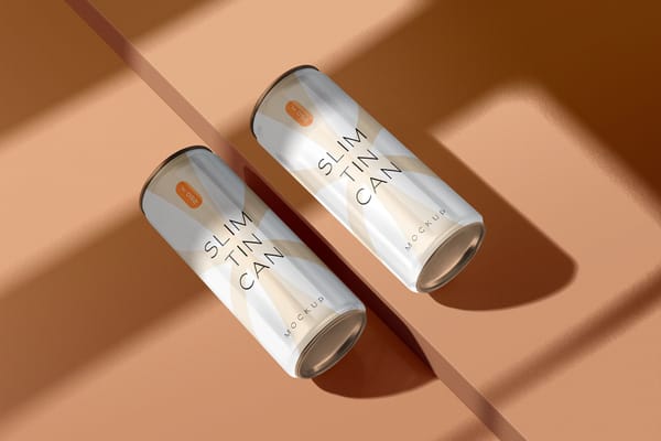 Aluminum Can Mockup