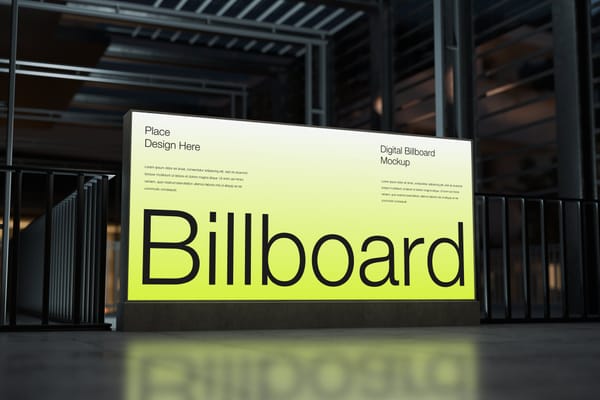 Digital Billboard Mockup