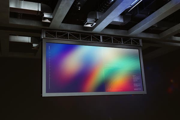 Digital Screen Advertising Mockup