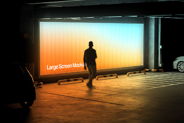 Large Screen Mockup