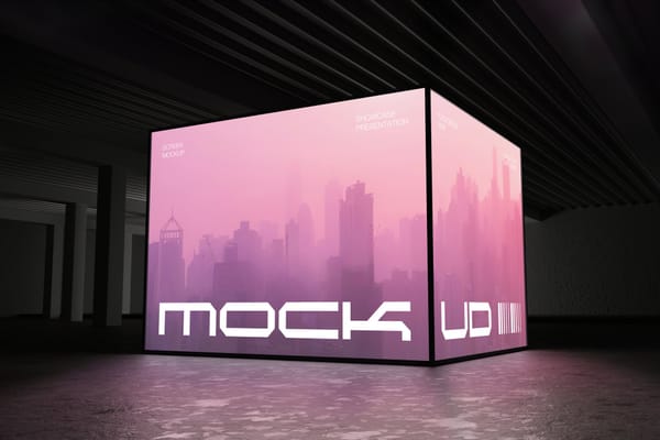 Indoor LED Screen Mockup