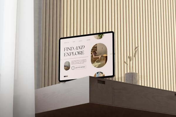 iPad Minimal Mockup