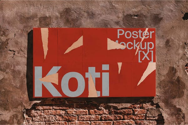 Torn Posters Mockup