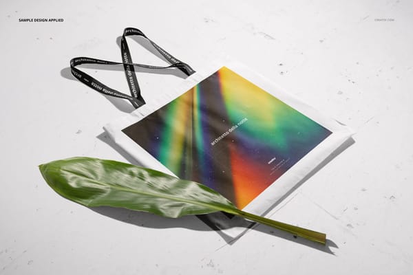 Gradient Tote Bag Mockup