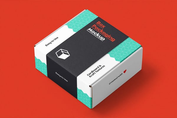 Bold Wrap Box Mockup