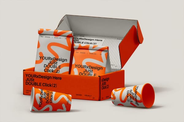 Paper Packaging Mockup Set