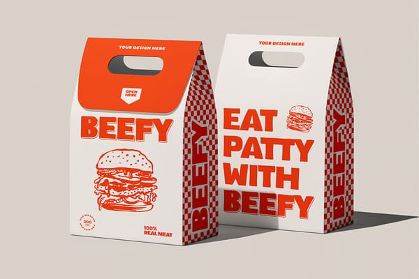 Food Bag Mockup