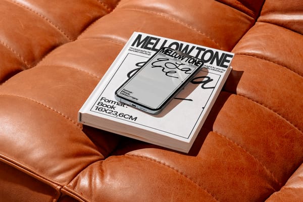 iPhone Mockup on Sofa