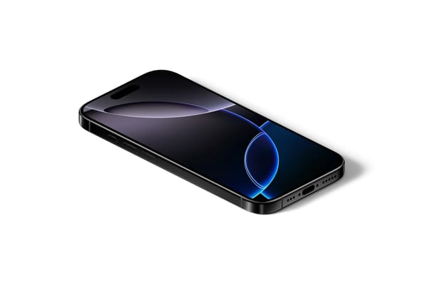 iPhone 16 Pro Isometric Mockup