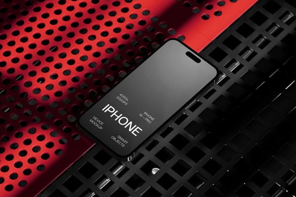 Grunge iPhone 16 Pro Mockup